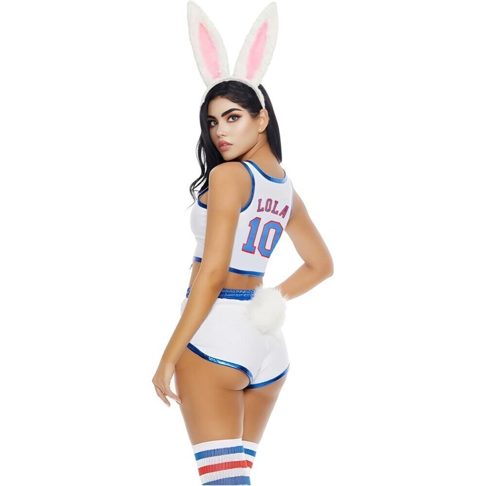 Women Lola Jersey 90s Space Movie Cosplay Sports Halloween Top & Shorts